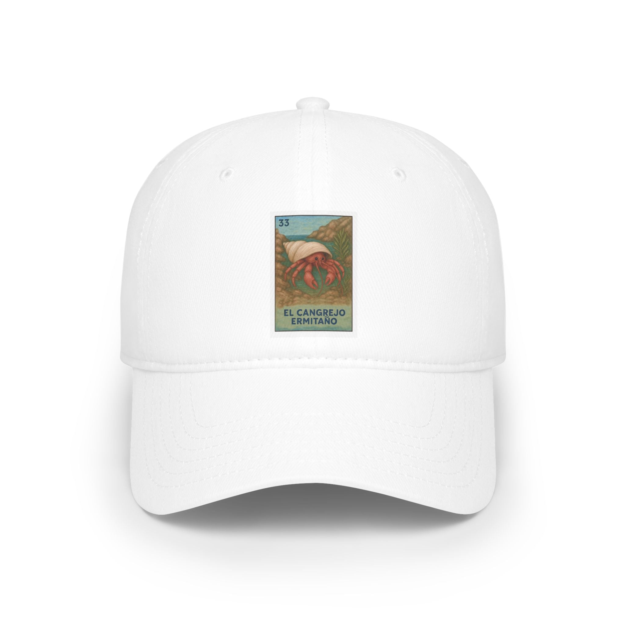 Hermit Crab Lotería Unisex - 100% Cotton Baseball Cap (El Cangrejo Ermitaño)