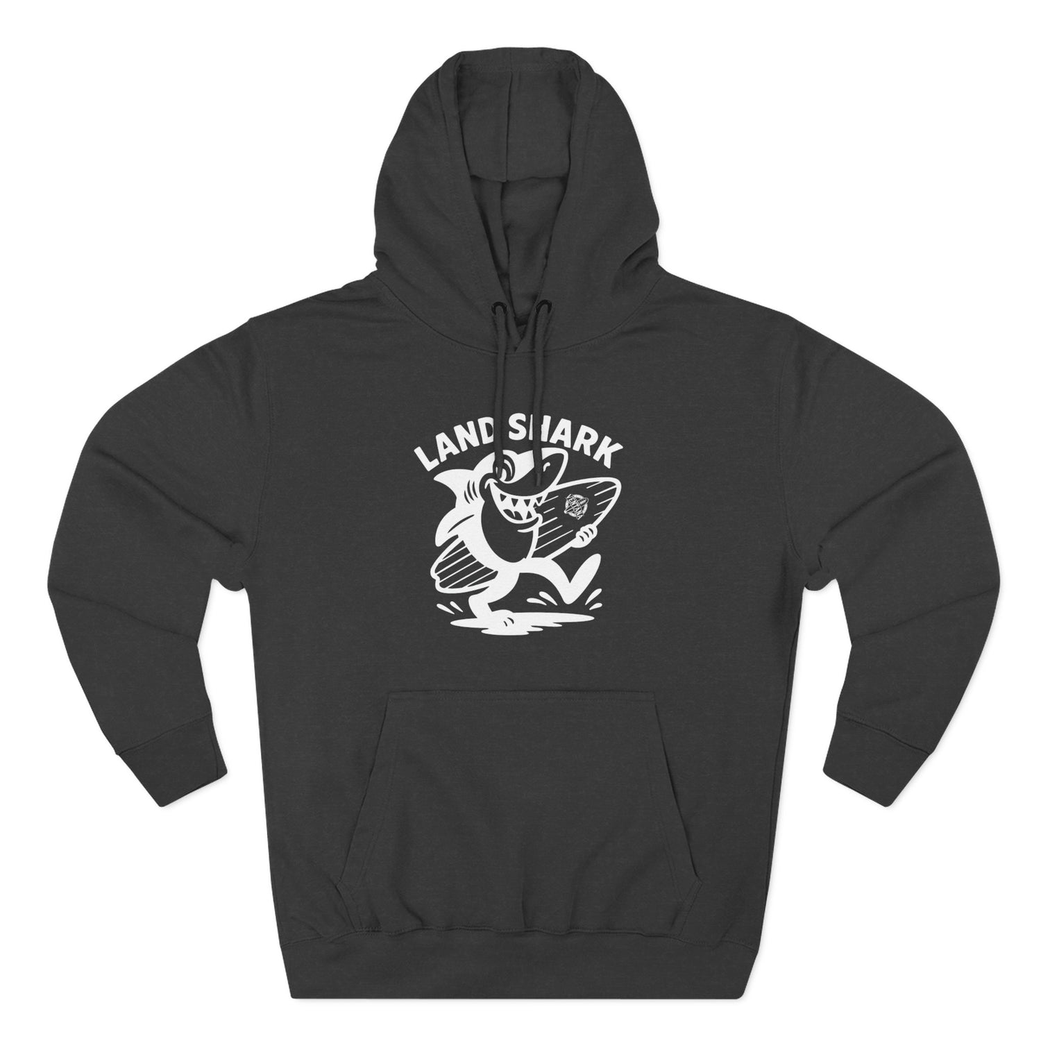 Land Shark Unisex - Pull-Over Cotton Blend Fleece Hoodie