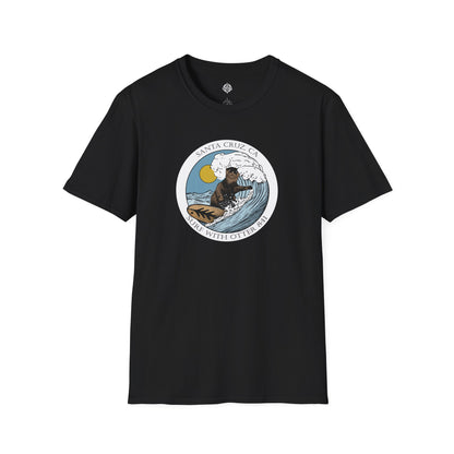 Surf with Otter 841 by Thiago Bianchini Unisex - Soft Style U.S. Cotton T-Shirt