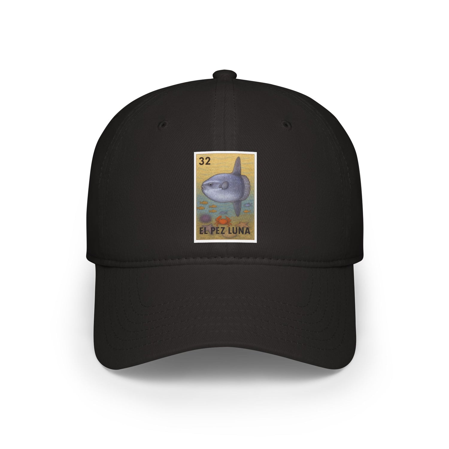 Sunfish Lotería Unisex - 100% Cotton Baseball Cap (El Pez Luna)
