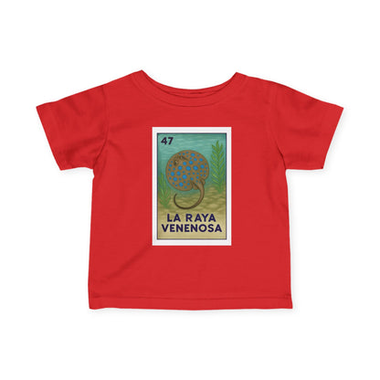 Stingray Lotería - Infant 100% Cotton T-Shirt (La Orca)