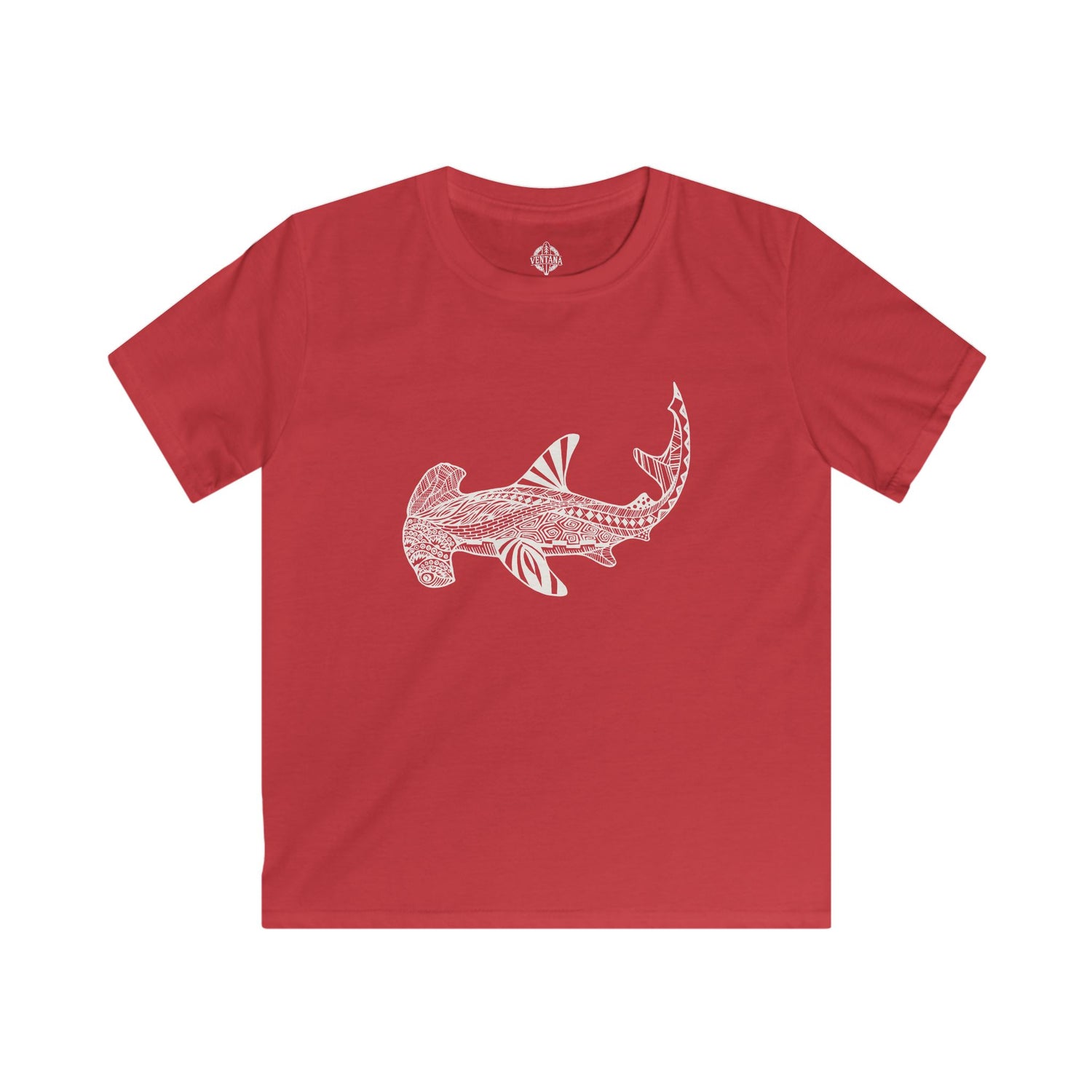 Ventangle Hammerhead Kids - Soft Style U.S. Cotton T-Shirt