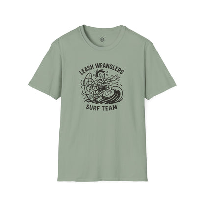 Leash Wranglers Surf Team Unisex - Soft Style U.S. Cotton T-Shirt