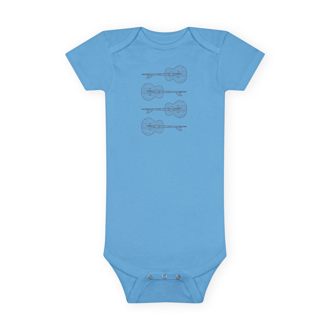 Ventana Santa Cruz Guitar Collab - Baby Short Sleeve 100% Cotton Onesie