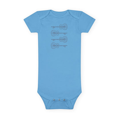 Ventana Santa Cruz Guitar Collab - Baby Short Sleeve 100% Cotton Onesie