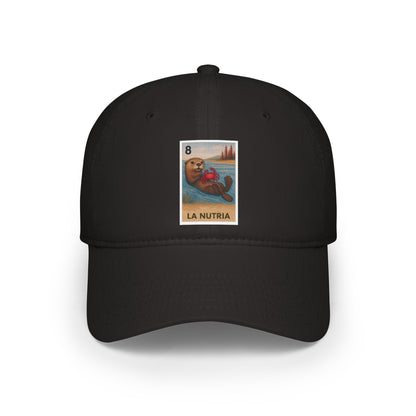 Sea Otter Lotería Unisex - 100% Cotton Baseball Cap (La Nutria)