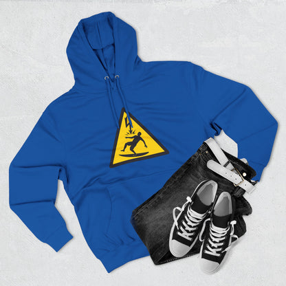 Electric Surfer Unisex - Pull-Over Cotton Blend Fleece Hoodie