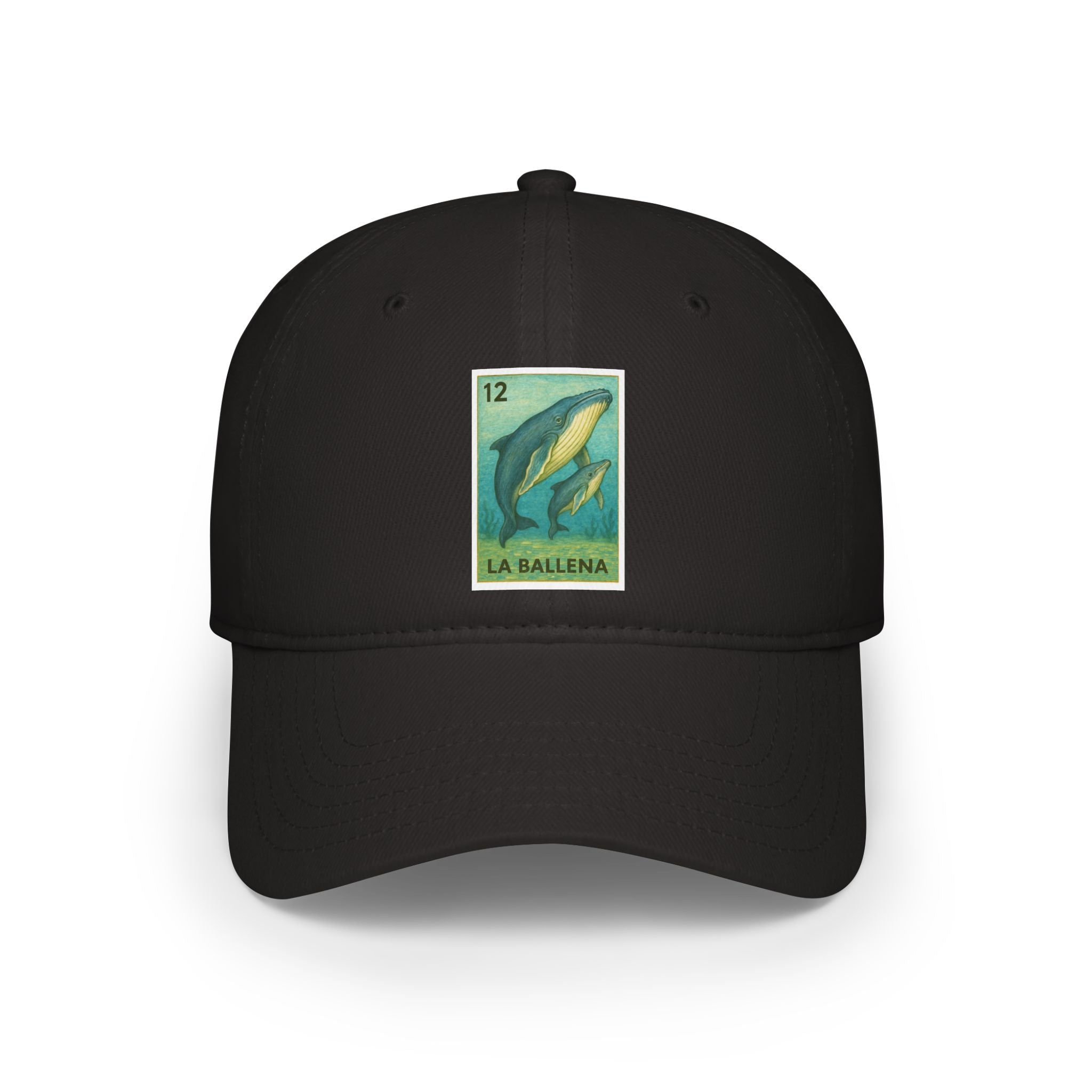 Whale Lotería Unisex - 100% Cotton Baseball Cap (La Ballena)