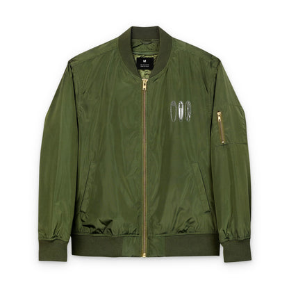Ventana Three Board Recycled Poly Embroidered Bomber Jacket