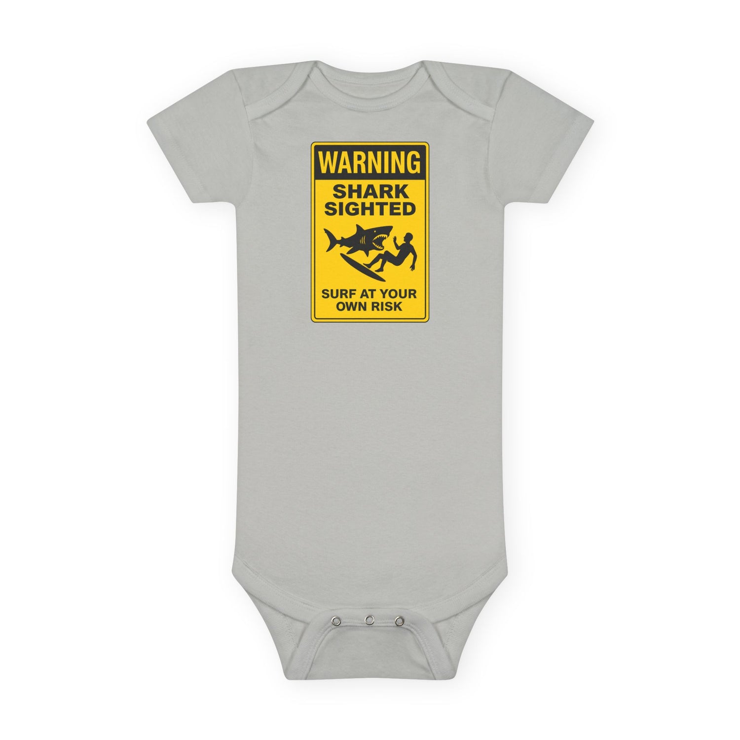 Shark Sighted - Baby Short Sleeve 100% Cotton Onesie