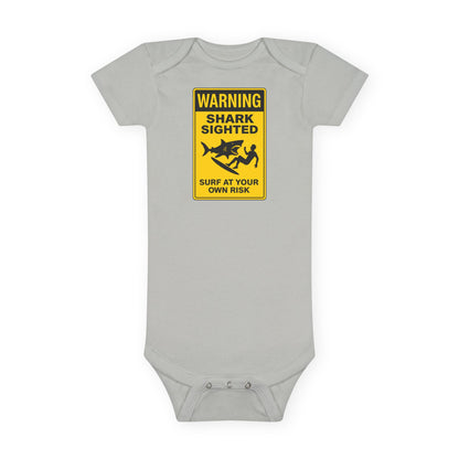 Shark Sighted - Baby Short Sleeve 100% Cotton Onesie