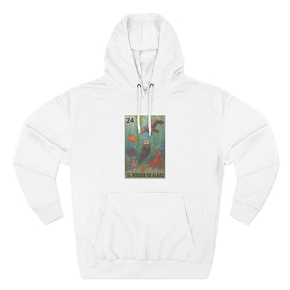 Kelp Forest Lotería Unisex - Pull-Over Cotton Blend Fleece Hoodie (El Bosque de Algas)
