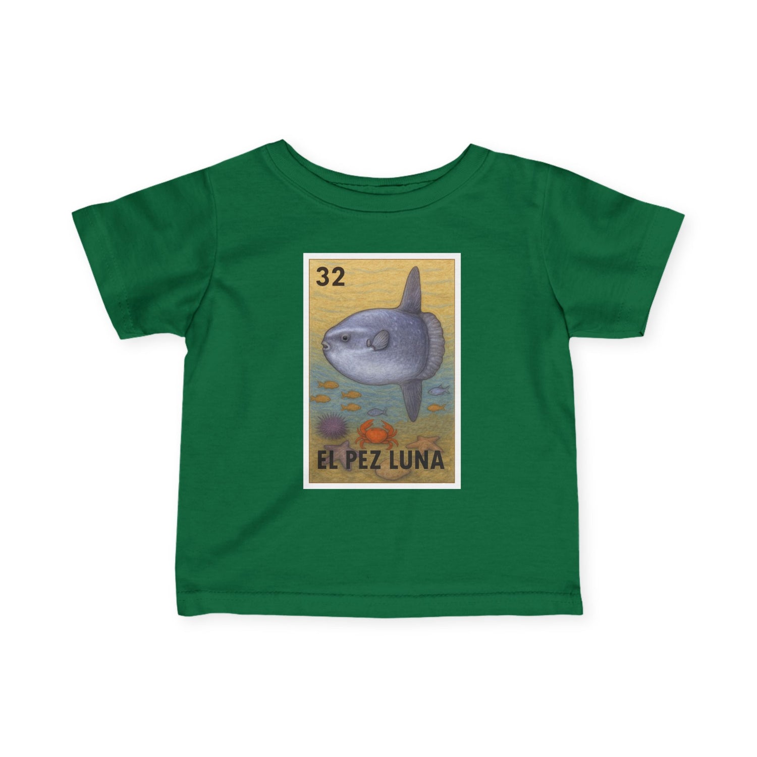 Sunfish Lotería - Infant 100% Cotton T-Shirt (El Pez Luna)