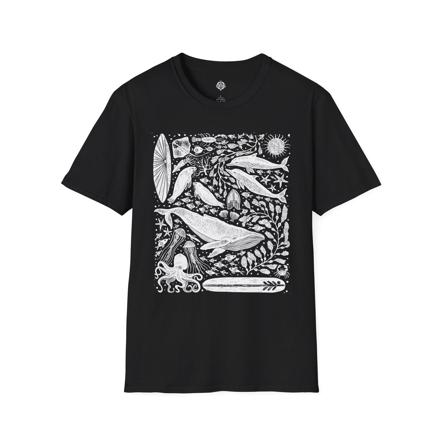 Ventana Marine Life by Lili Arnold Unisex - Soft Style U.S. Cotton T-Shirt