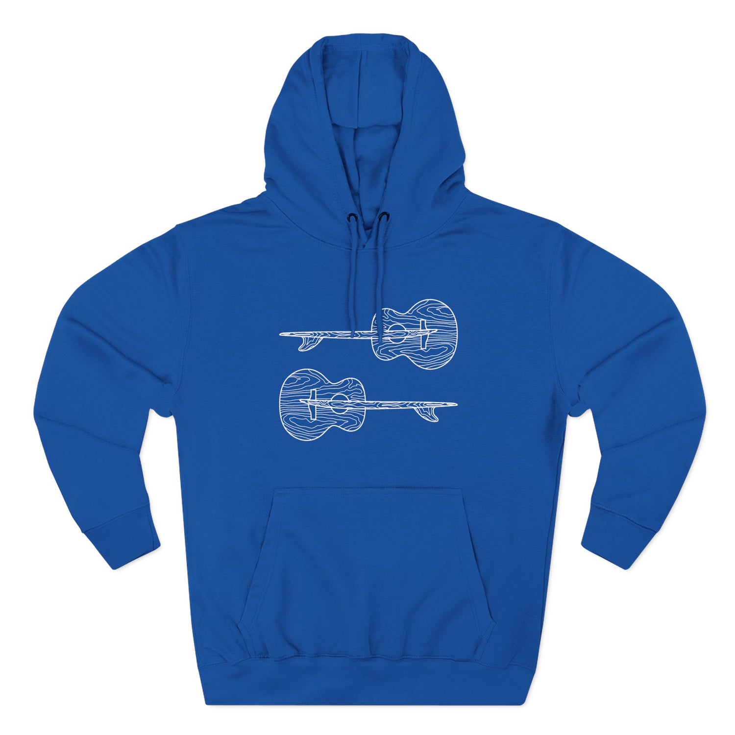 Ventana Santa Cruz Guitar Collab Unisex - Pull-Over Cotton Blend Fleece Hoodie