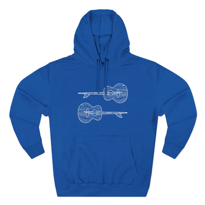 Ventana Santa Cruz Guitar Collab Unisex - Pull-Over Cotton Blend Fleece Hoodie