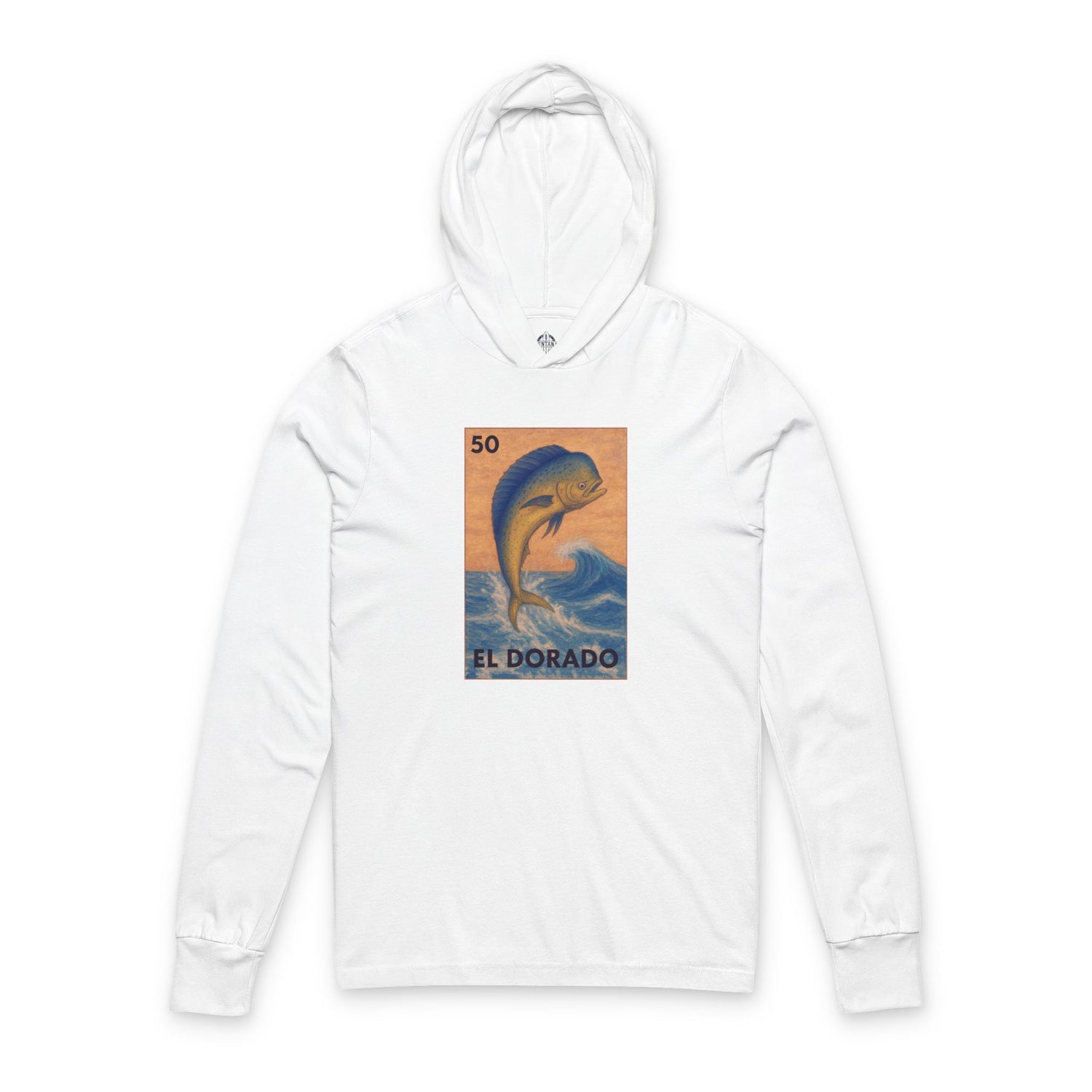 Dorado Lotería Unisex - Cotton Hooded Long Sleeve Hooded T-Shirt (El Dorado)