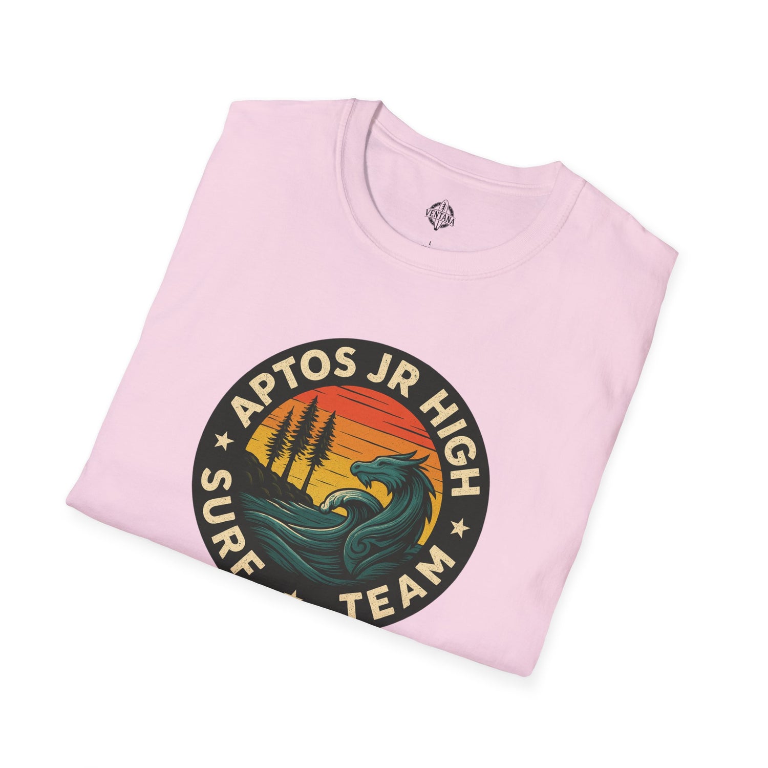 Aptos Junior High Surf Team Unisex - U.S. Cotton T-Shirt