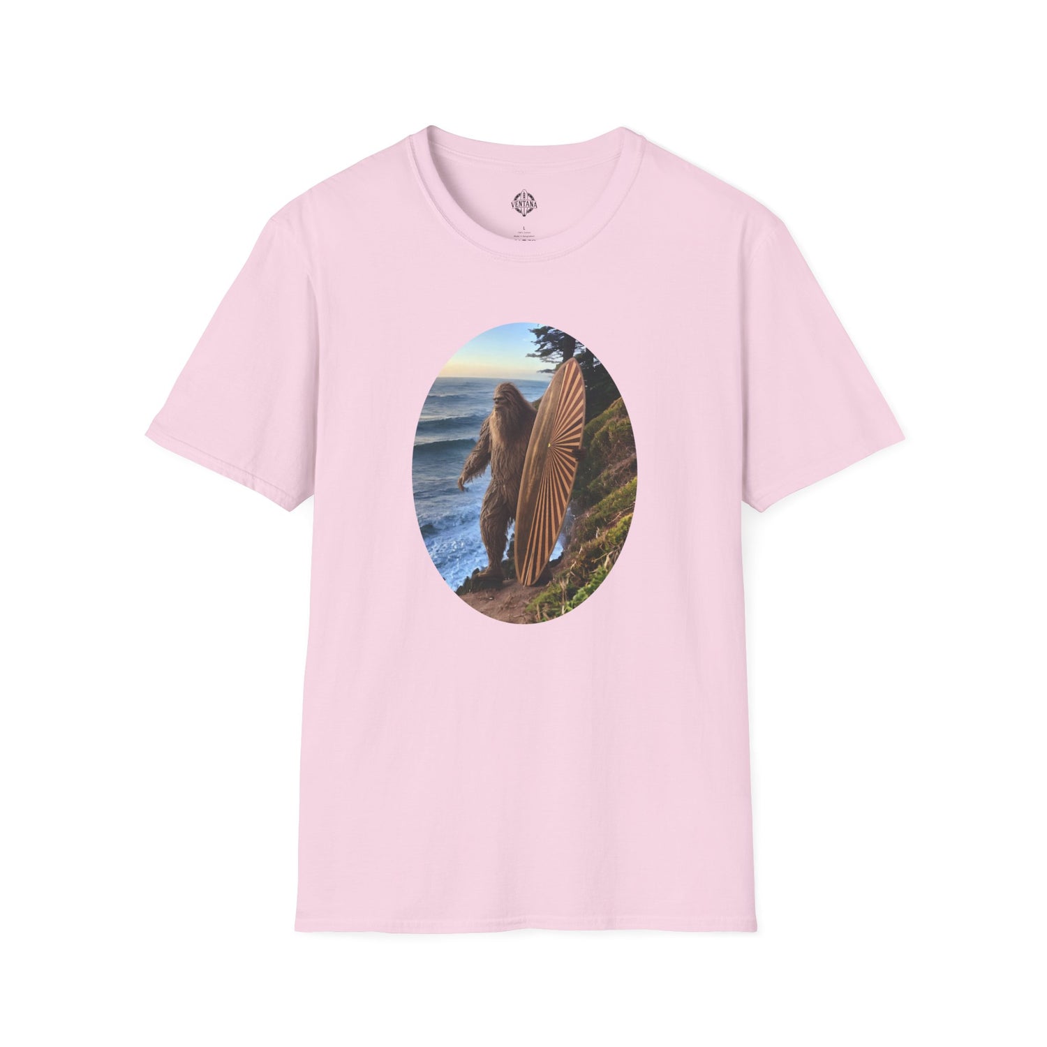 Ventana Real Surfsquatch Unisex - U.S. Cotton T-Shirt