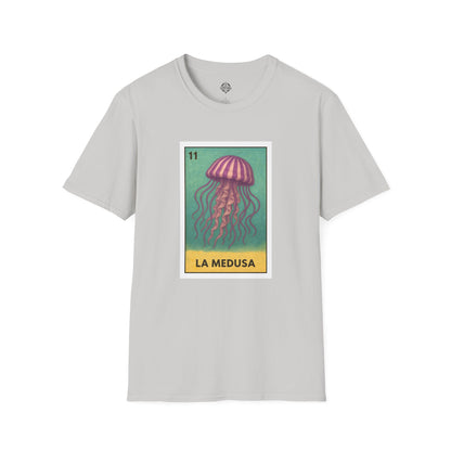 Sea Jelly Lotería Unisex - Soft Style U.S. Cotton T-Shirt (La Medusa)