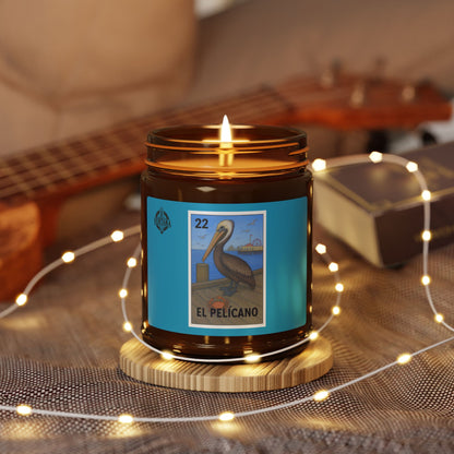 Pelican Lotería - Scented Soy Candle (El Pelícano)
