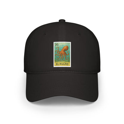 Octopus Lotería Unisex - 100% Cotton Baseball Cap (El Pulpo)