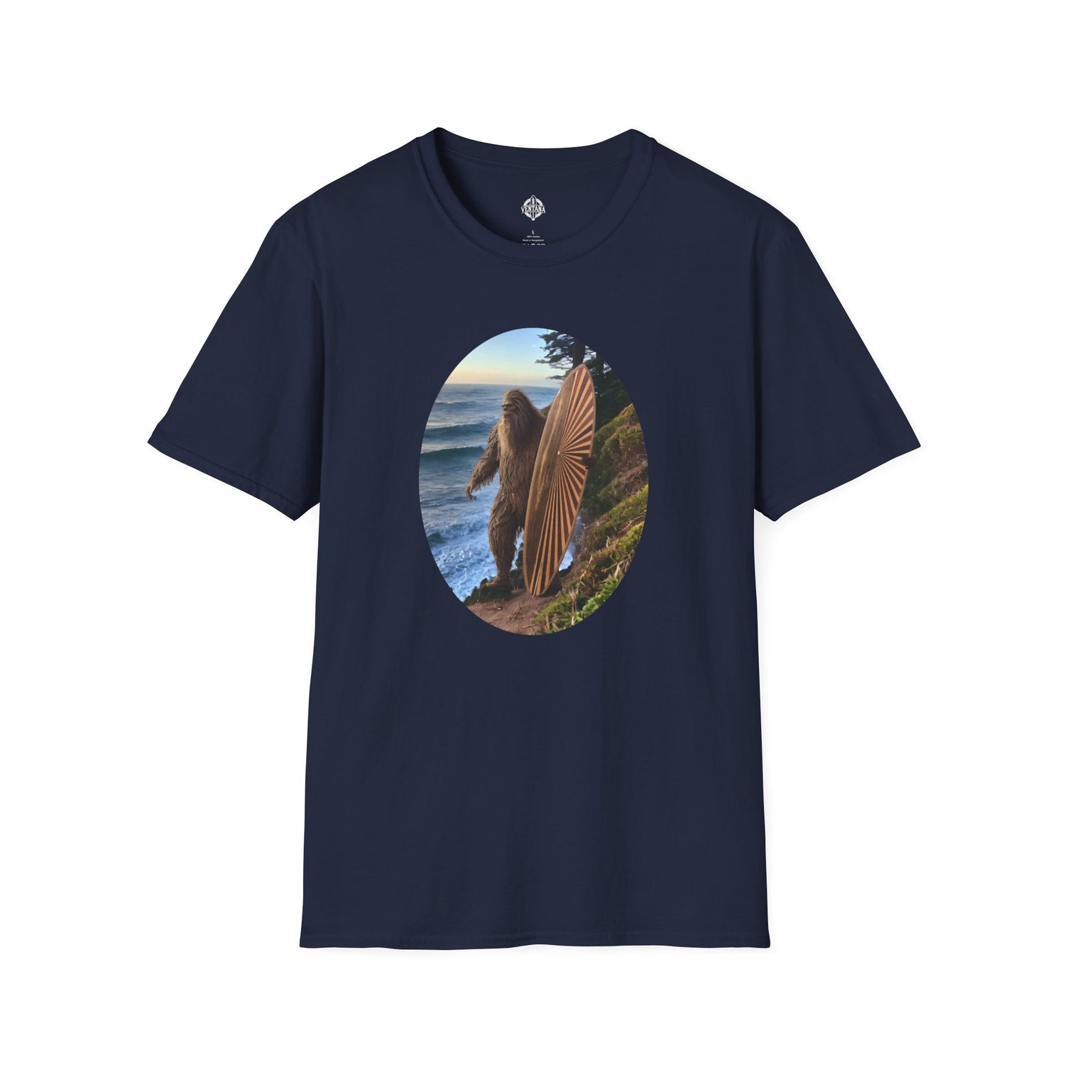 Ventana Real Surfsquatch Unisex - U.S. Cotton T-Shirt