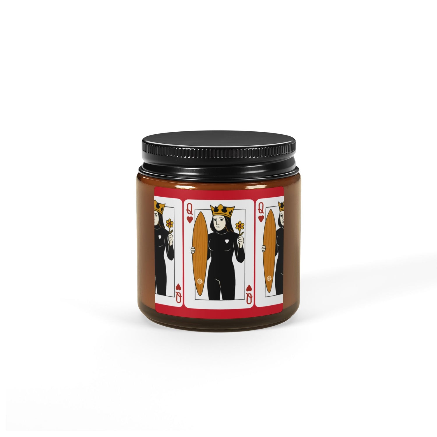 Queen of Hearts Surfer - Scented Soy Candle