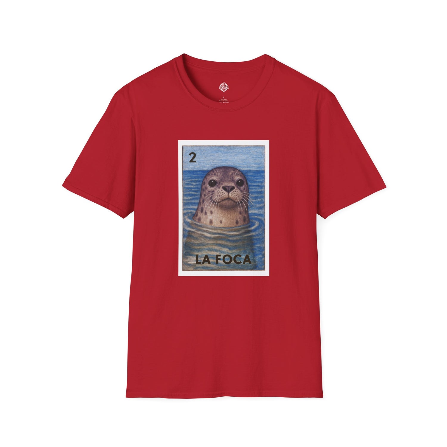 Seal Lotería Unisex - Soft Style U.S. Cotton T-Shirt