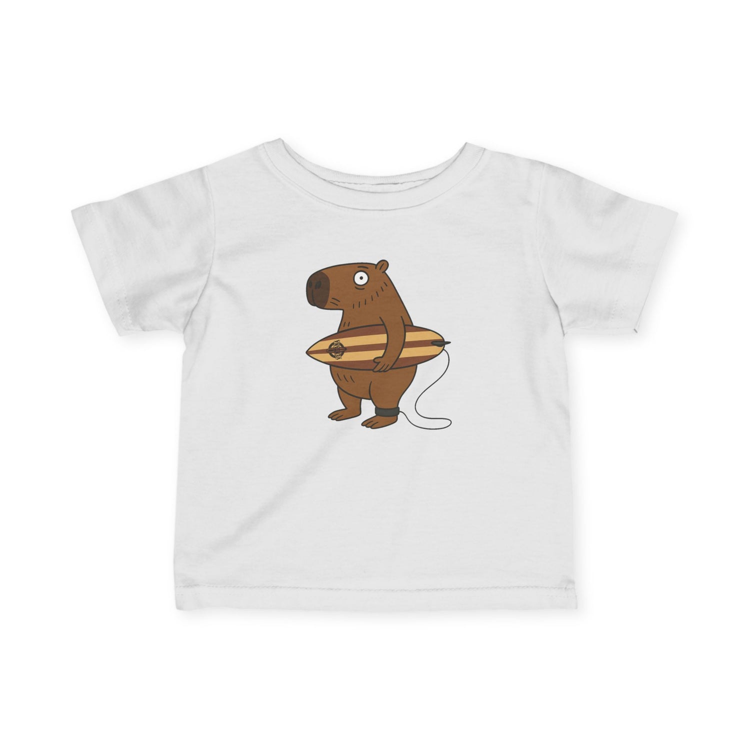 Capybara Surfer - Infant 100% Cotton T-Shirt