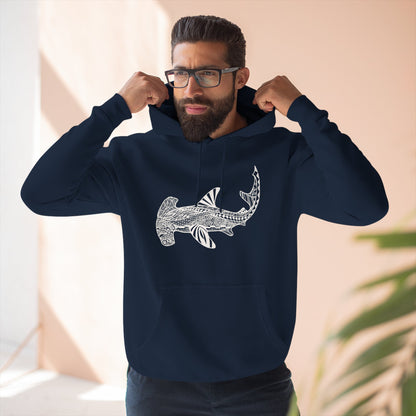 Ventangle Hammerhead Unisex - Pull-Over Cotton Blend Fleece Hoodie