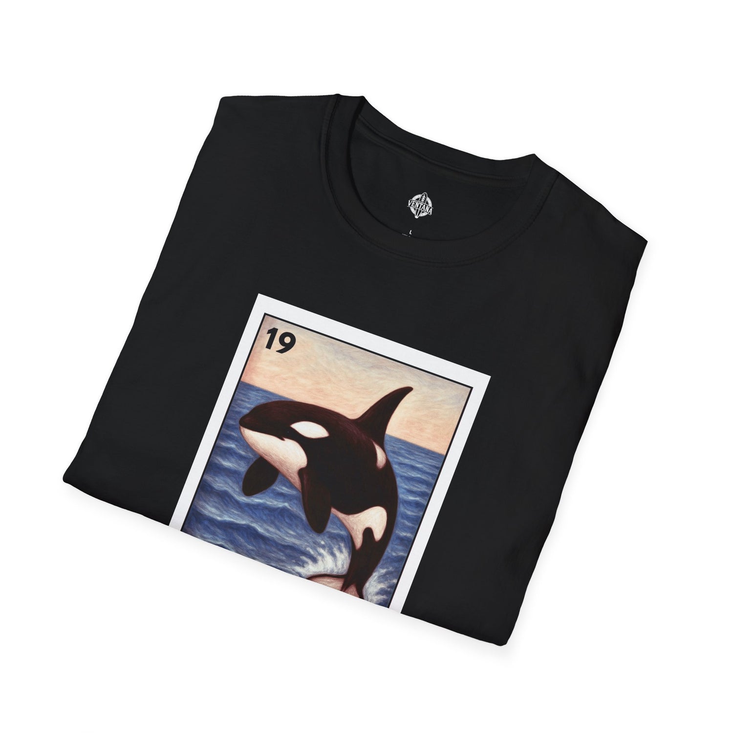 Orca Lotería Unisex - Soft Style U.S. Cotton T-Shirt (La Orca)