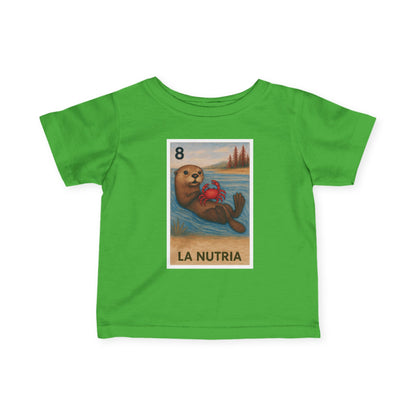 Sea Otter Lotería - Infant 100% Cotton T-Shirt (La Nutria)