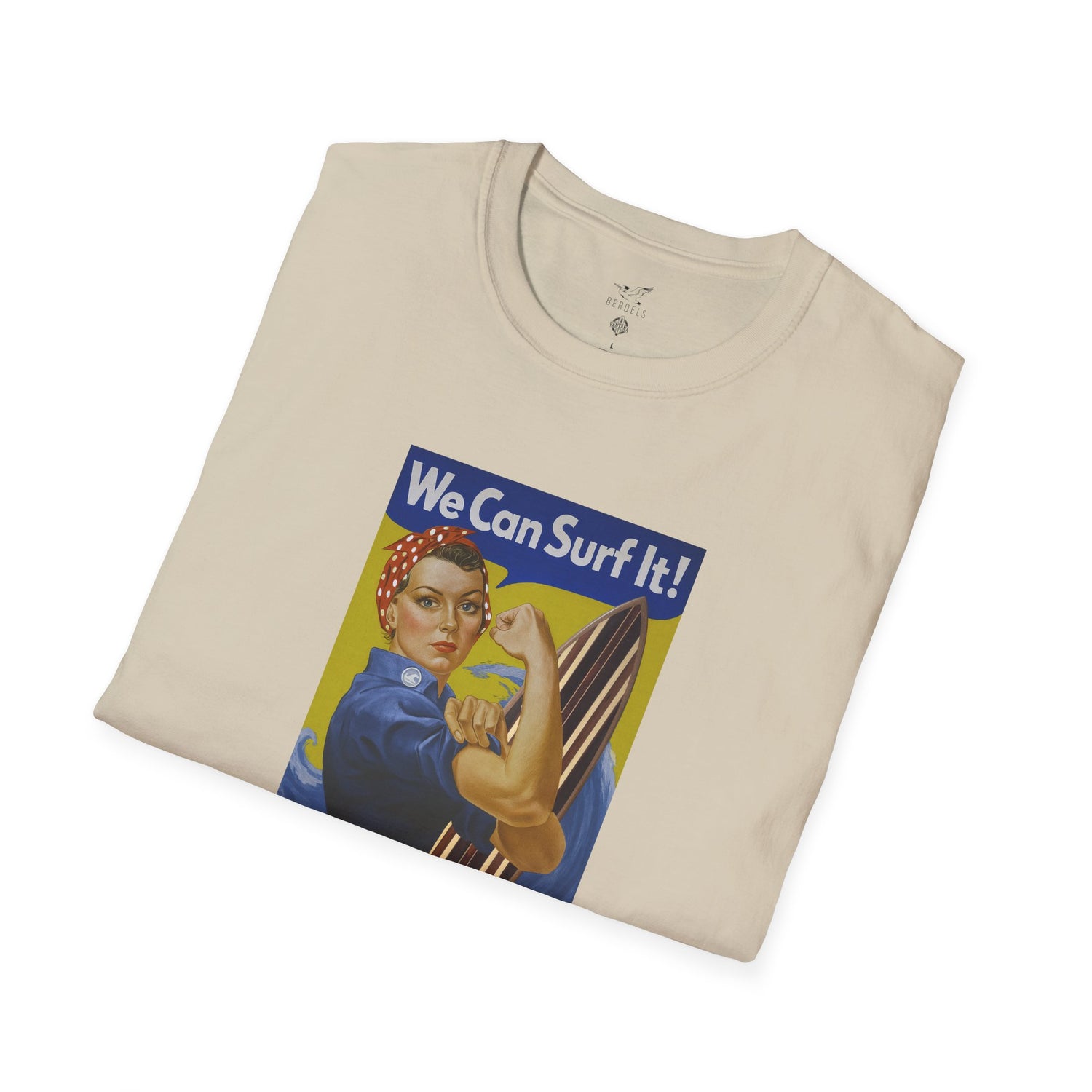 Rosie the Surfer Unisex - Soft Style U.S. Cotton T-Shirt