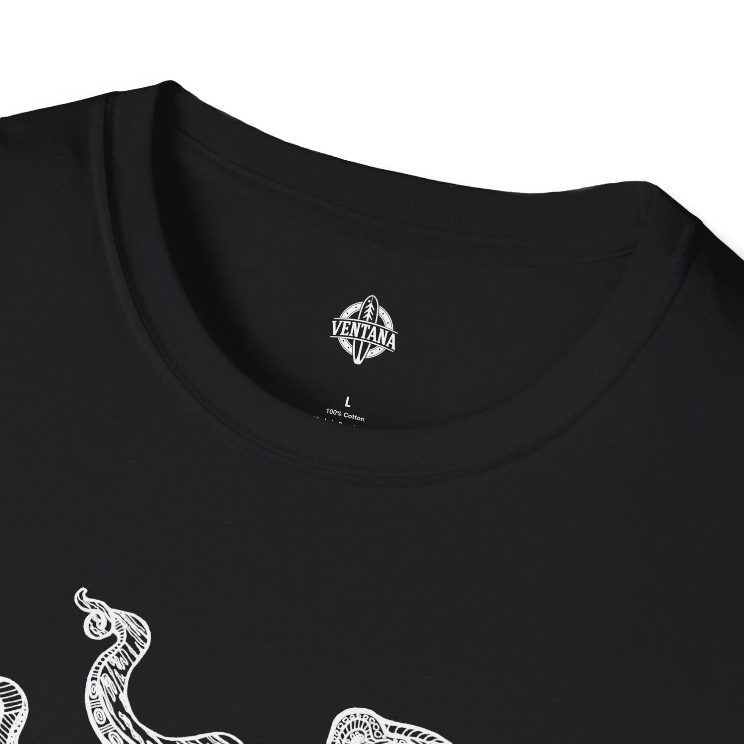 Ventangle Octopus Unisex - Soft Style U.S. Cotton T-Shirt