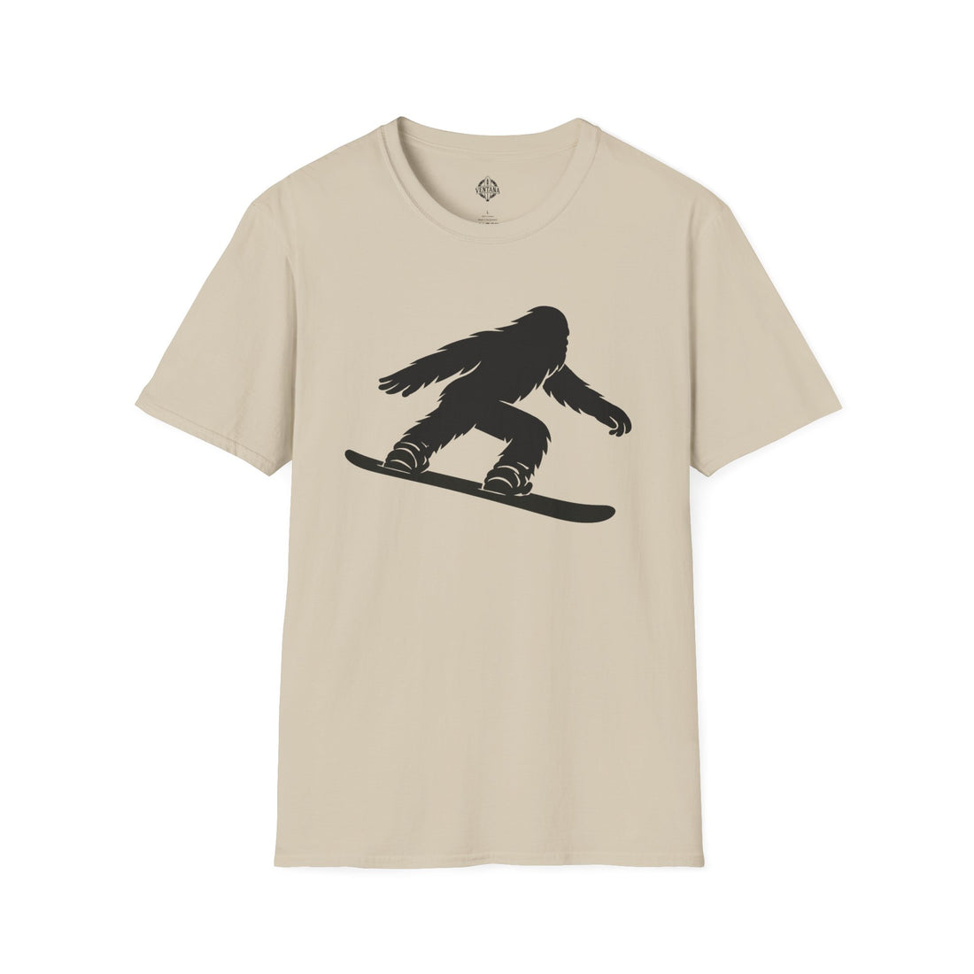 Ventana Shreddy Yeti Snowboard Unisex - U.S. Cotton T-Shirt