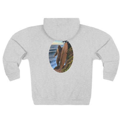 Ventana Real Surfsquatch Unisex - Zip Cotton Blend Fleece Hoodie
