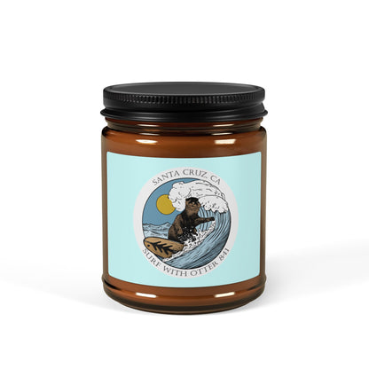 Surf with Otter 841 by Thiago Bianchini - Scented Soy Candle