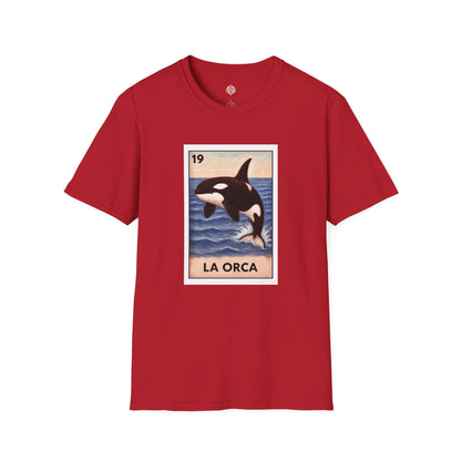 Orca Lotería Unisex - Soft Style U.S. Cotton T-Shirt (La Orca)