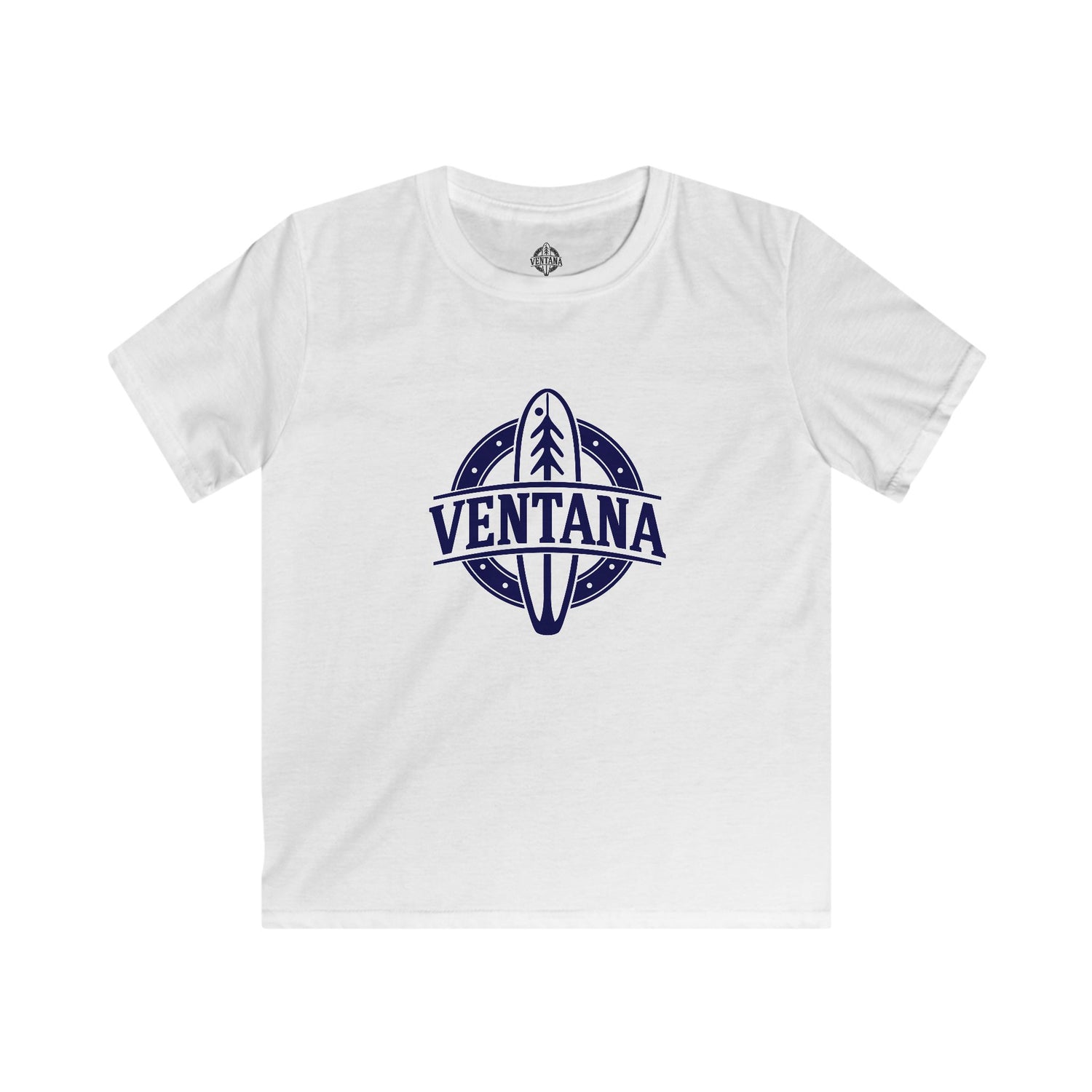 Ventana Treefish Logo Kids - Soft Style U.S. Cotton T-Shirt