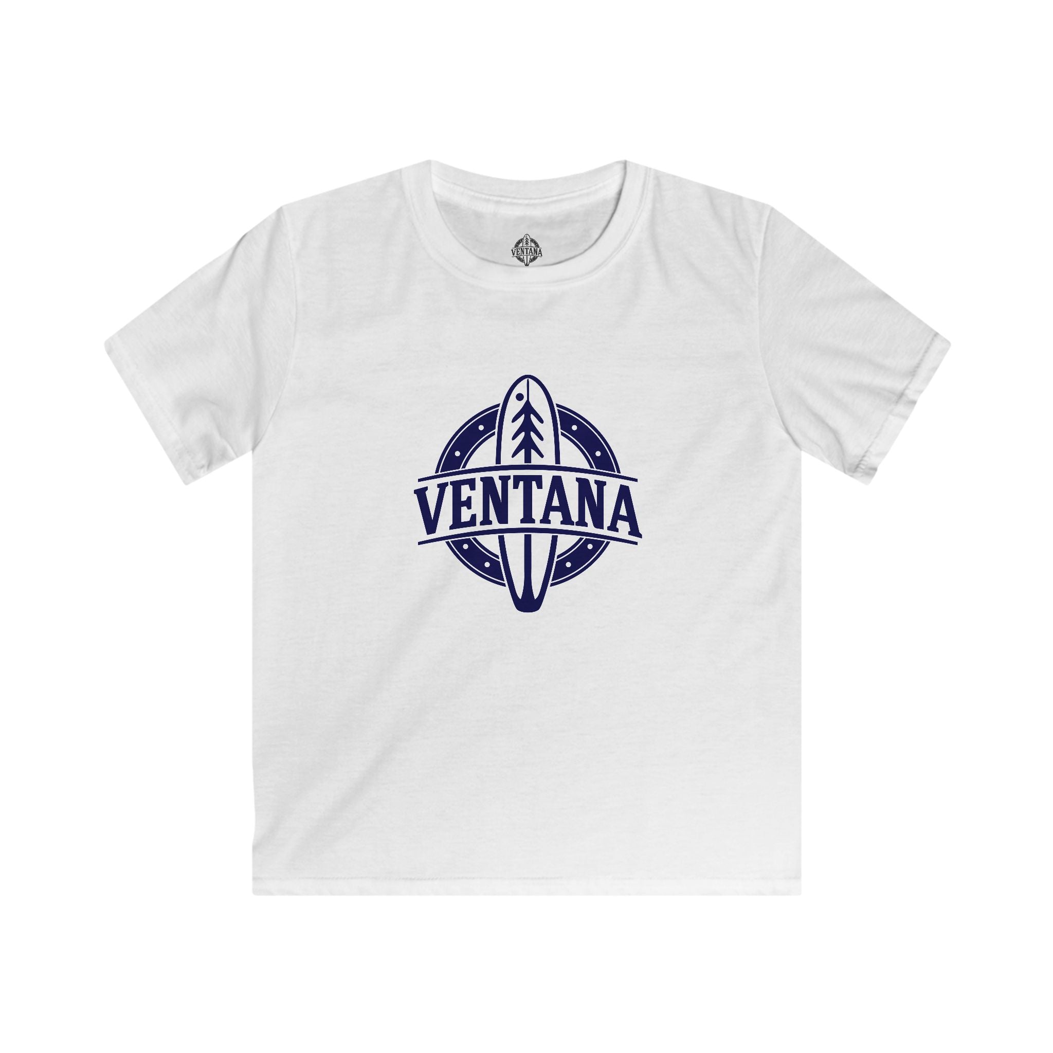 Ventana Treefish Logo Kids - Soft Style U.S. Cotton T-Shirt