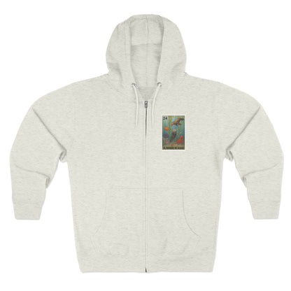 Kelp Forest Lotería Unisex - Zip Cotton Blend Fleece Hoodie (El Bosque de Algas)