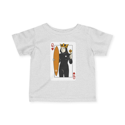 Queen of Hearts Surfer - Infant 100% Cotton T-Shirt