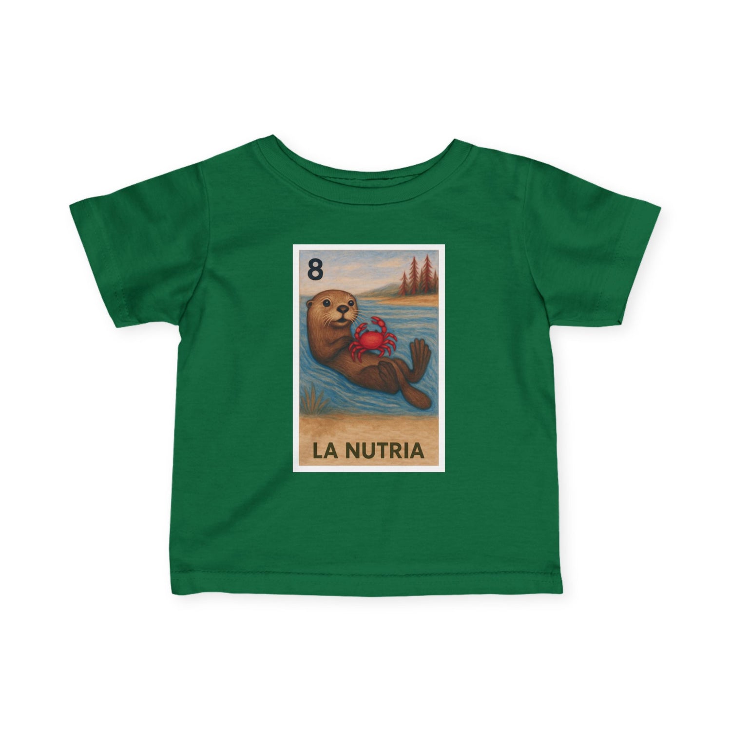 Sea Otter Lotería - Infant 100% Cotton T-Shirt (La Nutria)