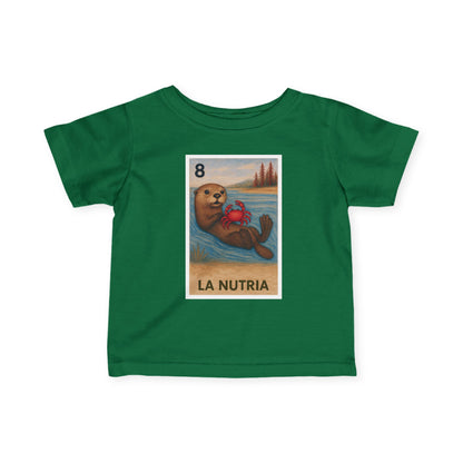 Sea Otter Lotería - Infant 100% Cotton T-Shirt (La Nutria)