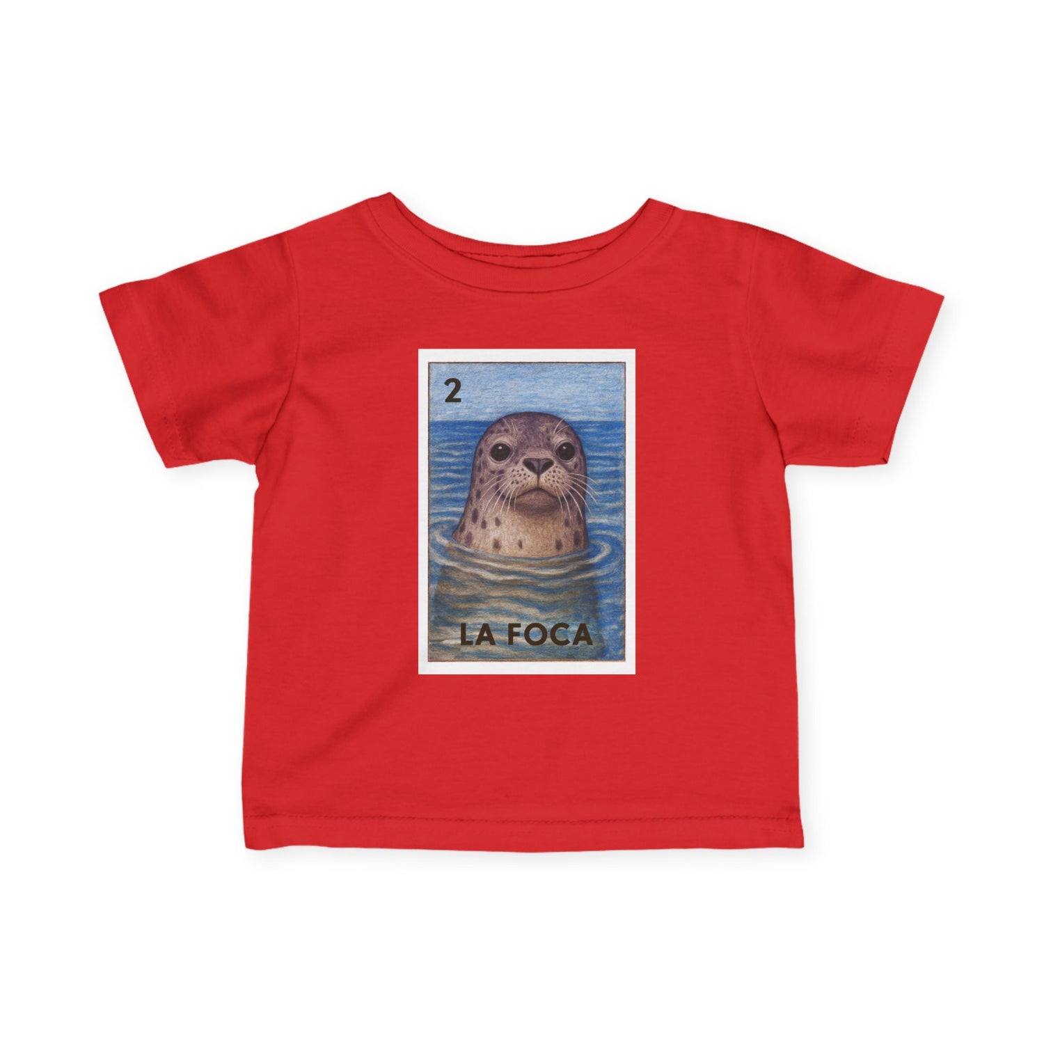 Seal Lotería - Infant 100% Cotton T-Shirt (La Foca)