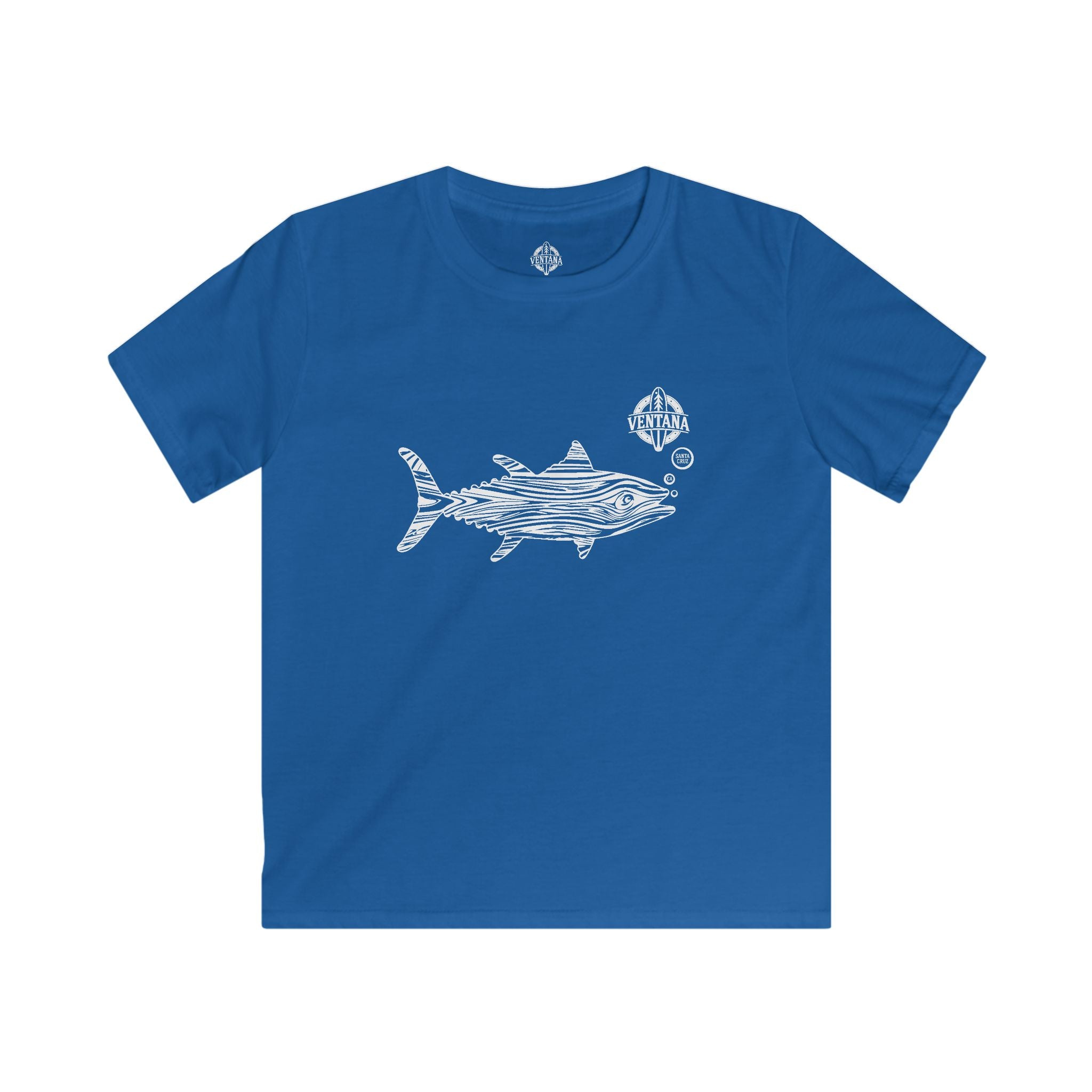 Ventana Wooden Tuna Kids - Soft Style U.S. Cotton T-Shirt