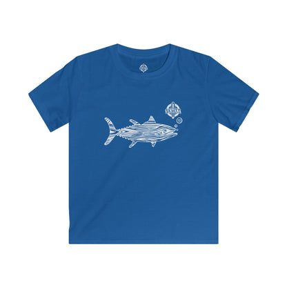 Ventana Wooden Tuna Kids - Soft Style U.S. Cotton T-Shirt