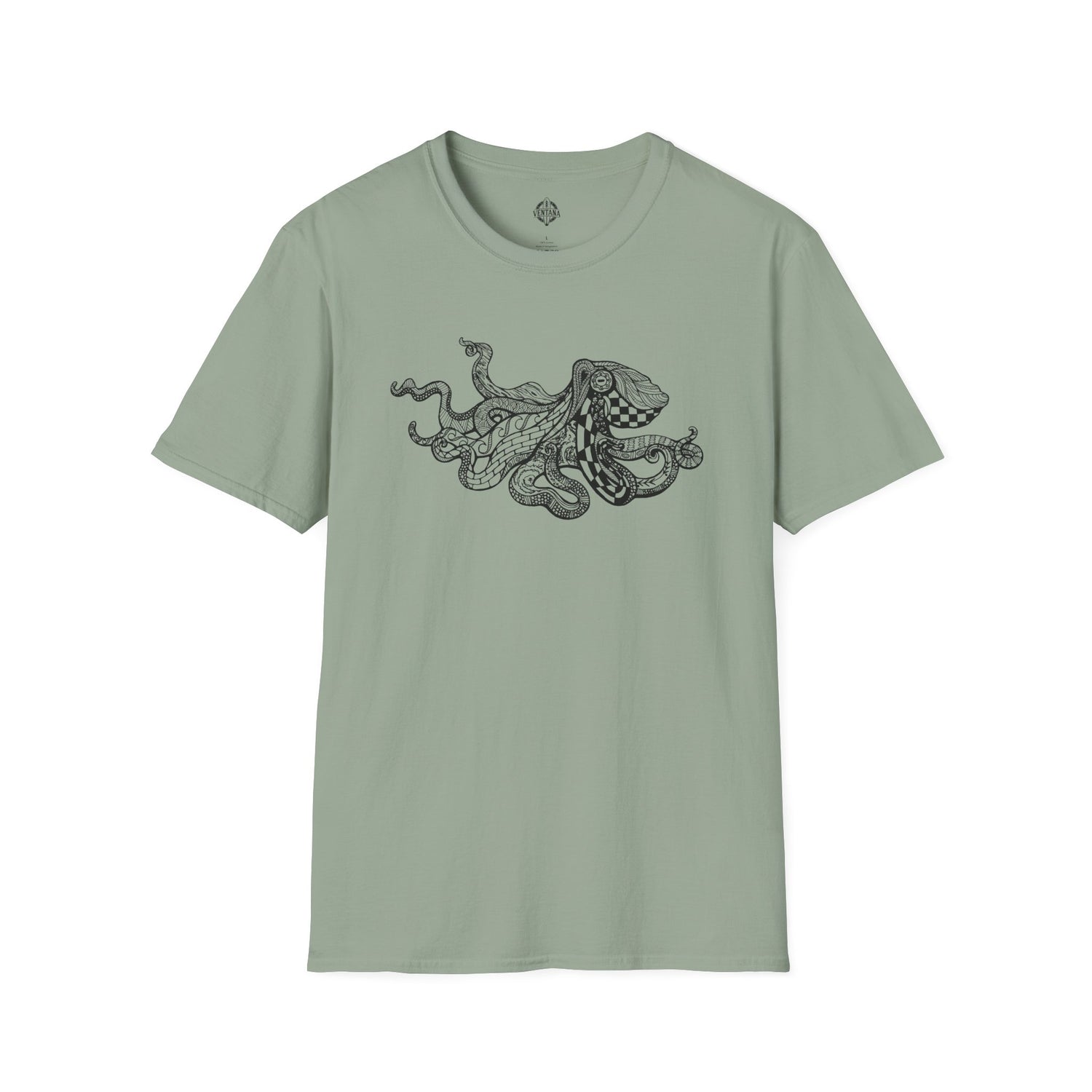Ventangle Octopus Unisex - Soft Style U.S. Cotton T-Shirt