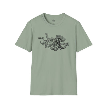 Ventangle Octopus Unisex - Soft Style U.S. Cotton T-Shirt